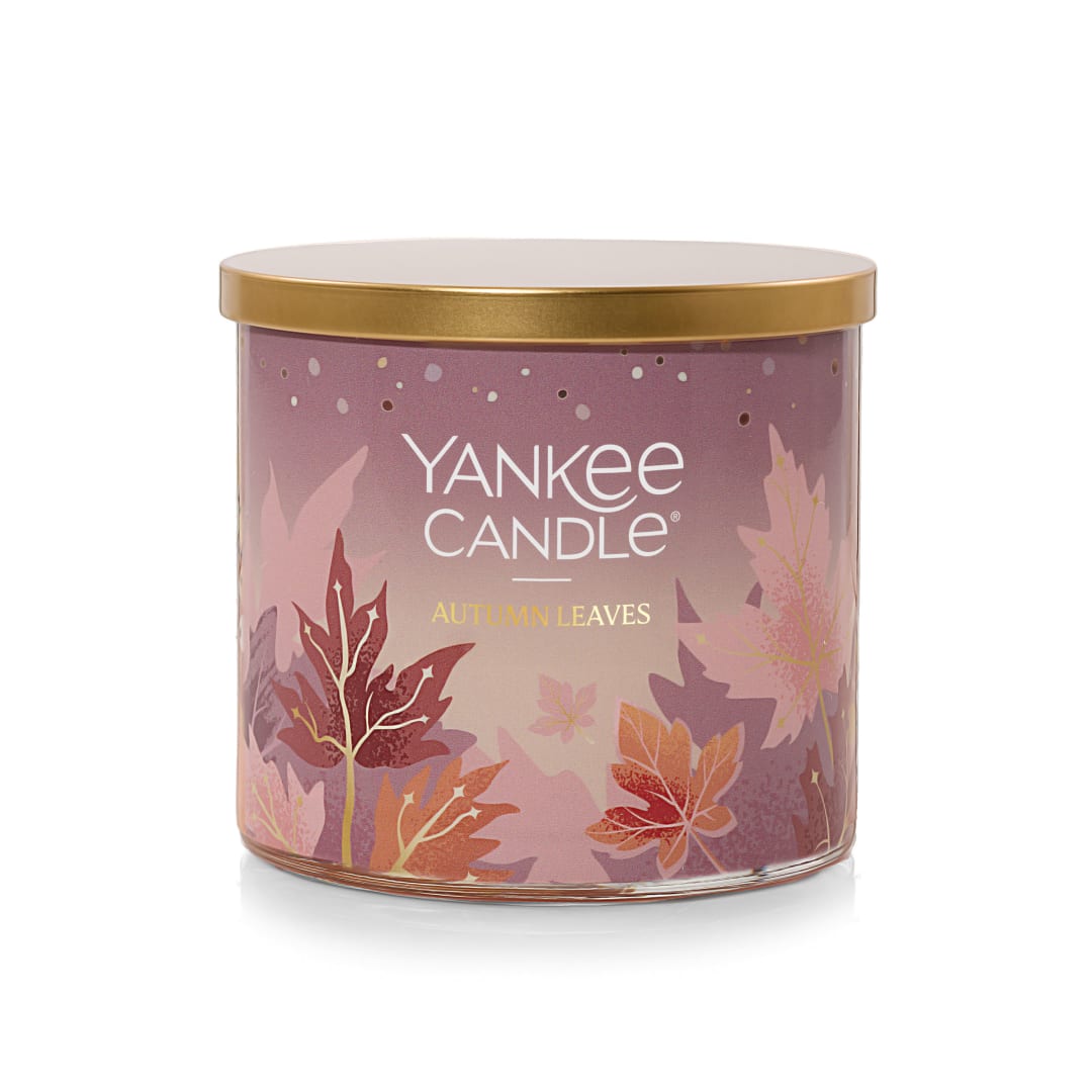 Yankee Candle Autumn Leaves® 3-Wick Candle, 14.5 oz