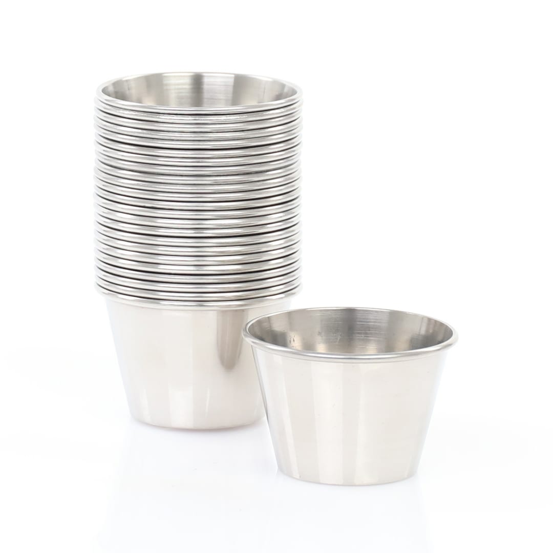 OYC-2/PKG - CUP 2-1/2OZ. SS 12 EA IN PKG