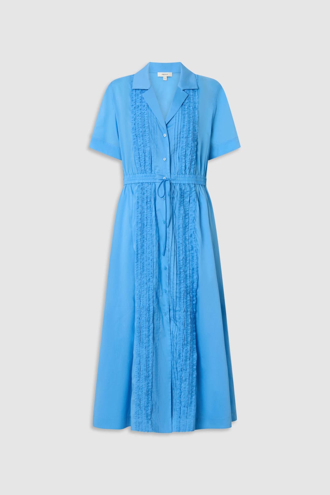 Ruffle Detail Shirt Dress