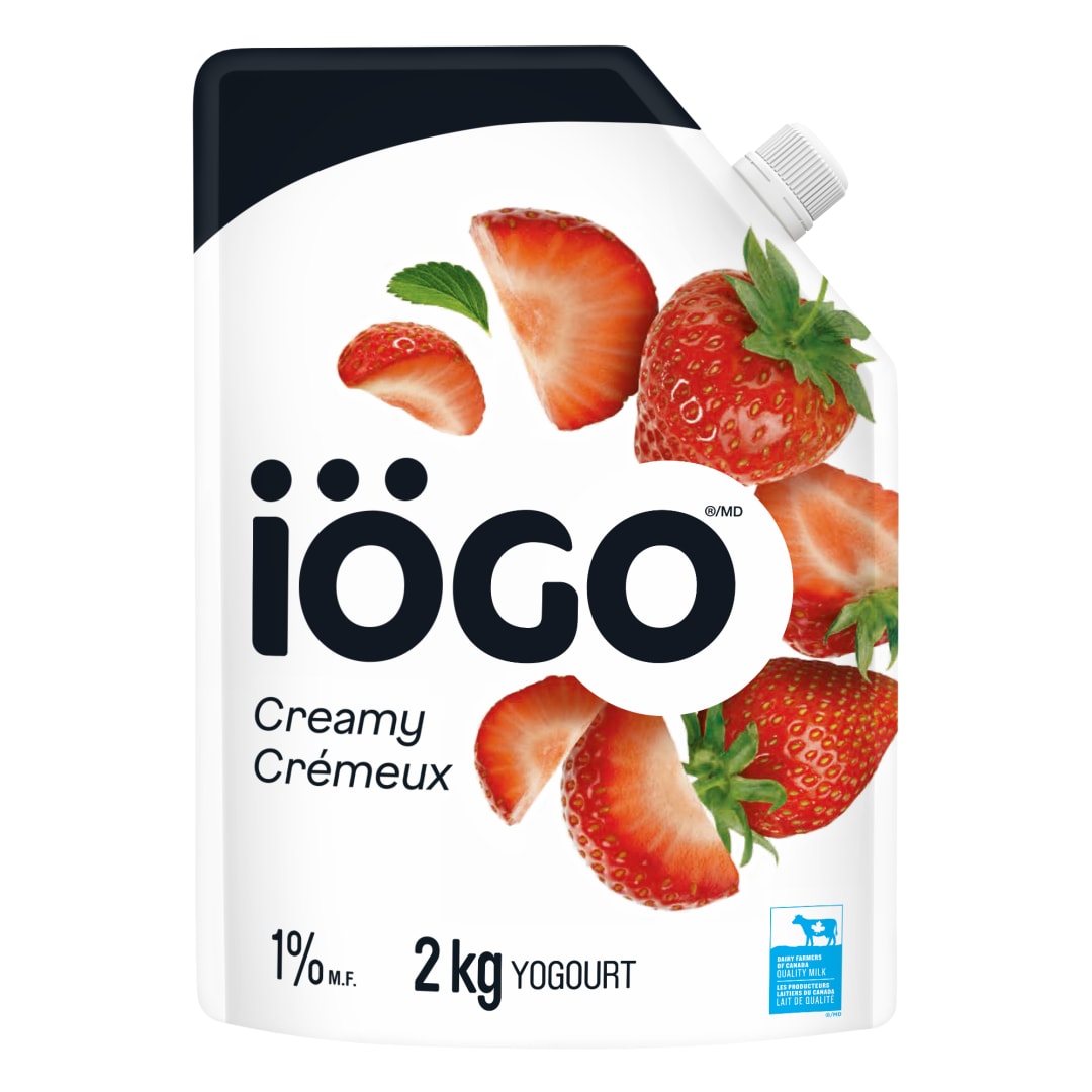 iÖGO Strawberry Yogurt Pouch 1%
