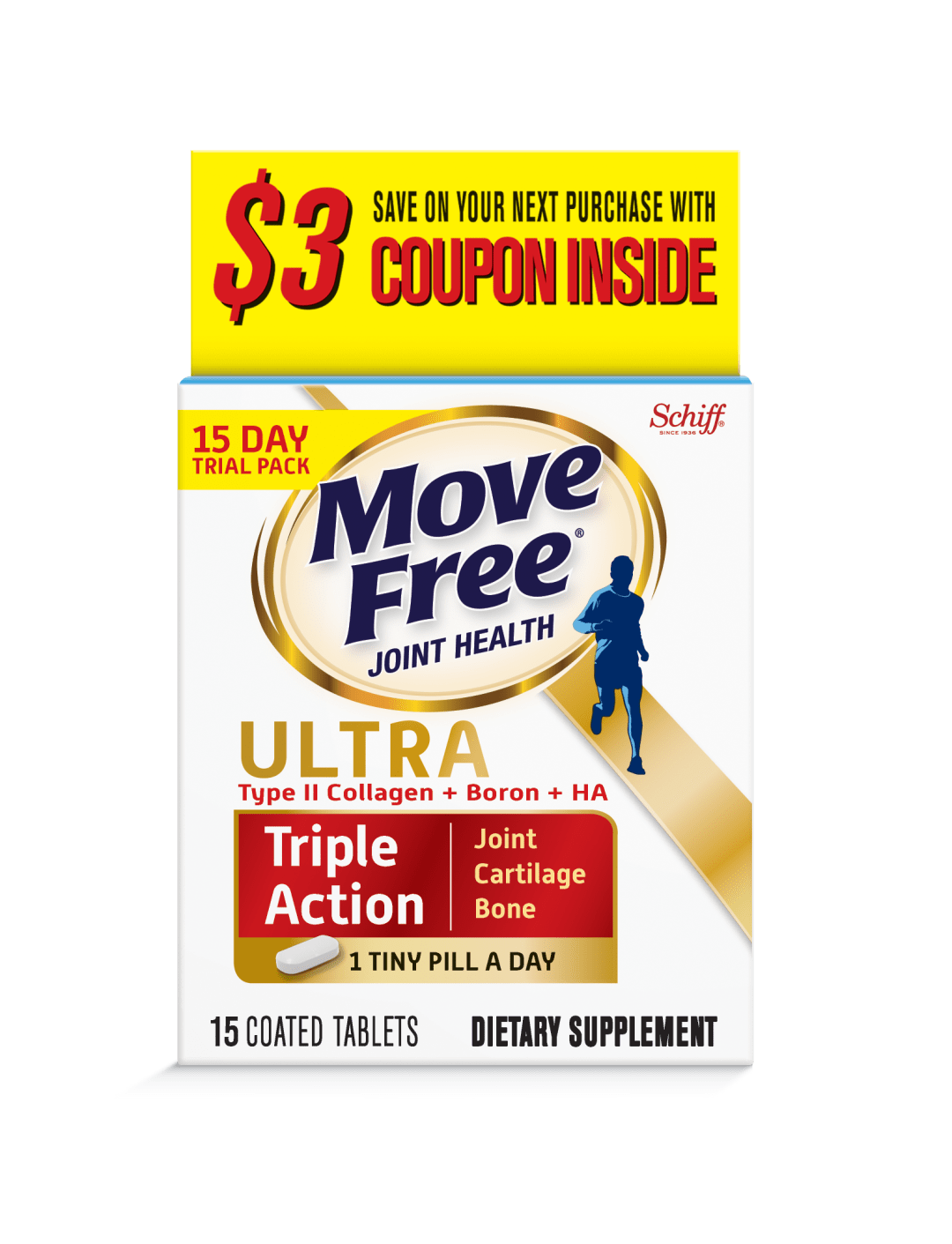 MOVE FREE® Ultra w/UCII Capsule - 12/15 ct.