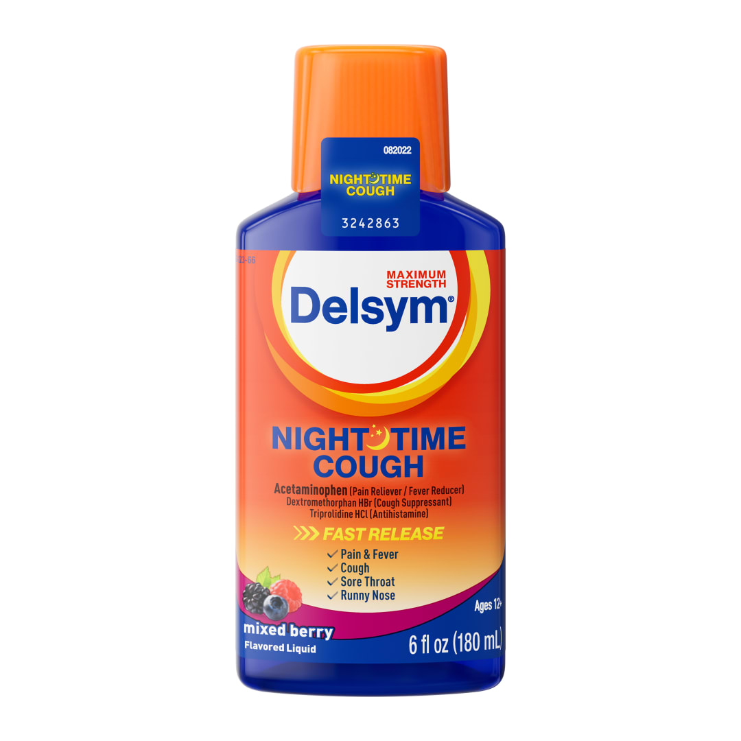 DELSYM® Adult Liquid - Nighttime Cough 6/6 oz.