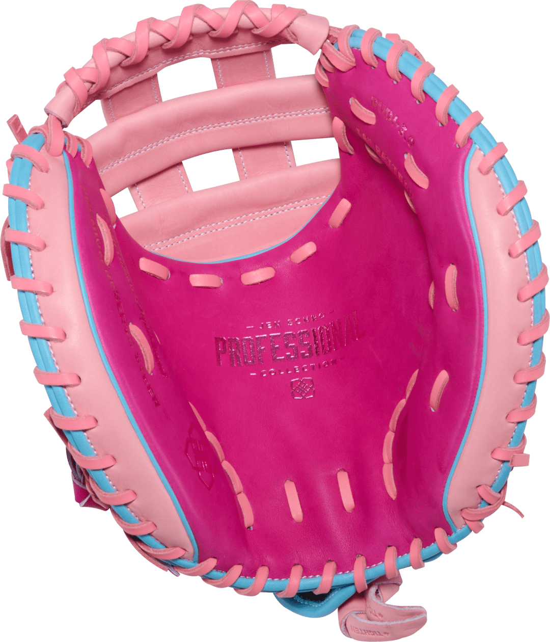 EASTON PRO COLLECTION SIGNATURE SERIES JEN SHRO CATCHERS MITT SOFTBALL GLOVE 34" RHT