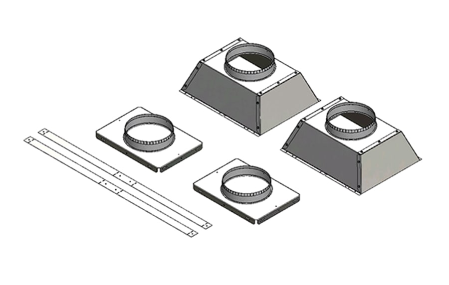 Ducted Heat Management - Termination Plate Kit for Vector™ 38, 50
