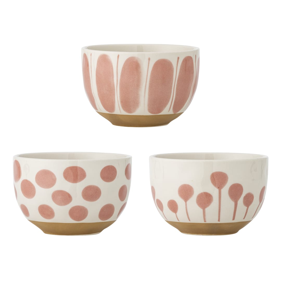 82072435 - Linora Bowl, Rose, Stoneware STOCK: 300