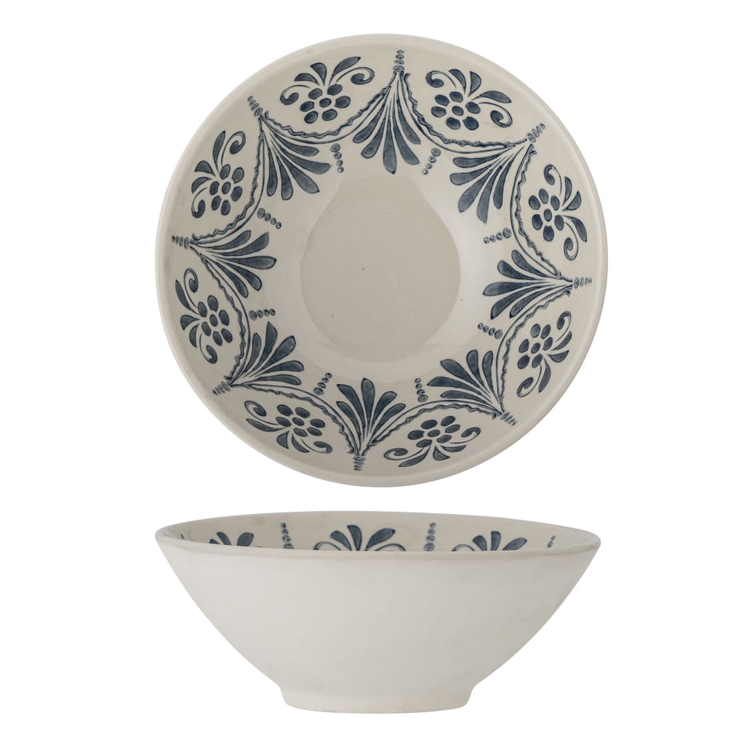 82056495 - Heikki Bowl, Blue, Stoneware STOCK: 97