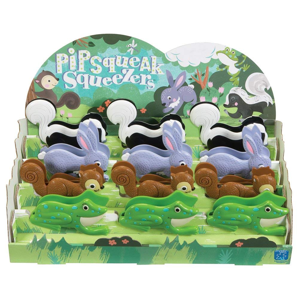 PIPSQUEAK SQUEEZERS DISPLAY OF 12