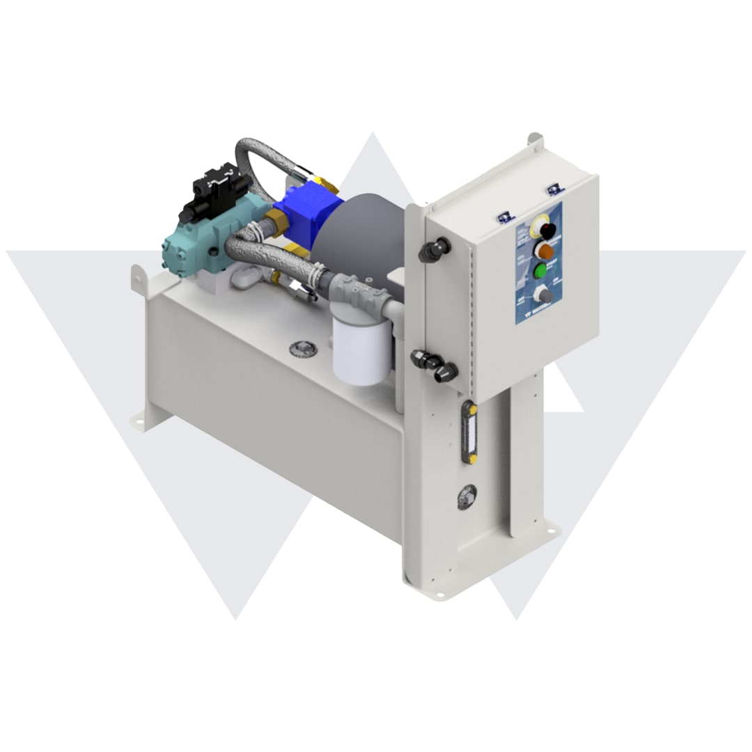 Wastequip® 15HP/3PH 25 Gal 445HD Power Unit