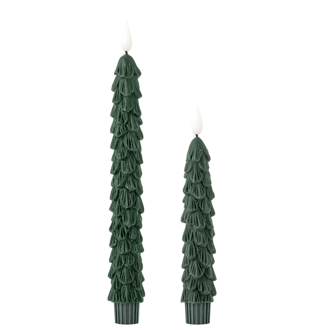 82069581 - Ponza LED Candle, Green, Paraffin STOCK: 300