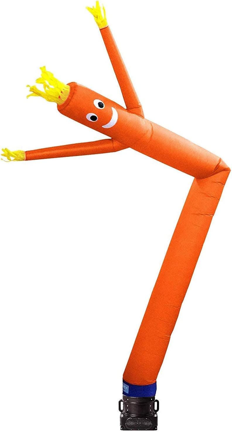 Skyerz Wacky Waving Inflatable Tube Man. Arm Flailing Advertising Sky Air Puppet with Blower - 20 Feet, Orange