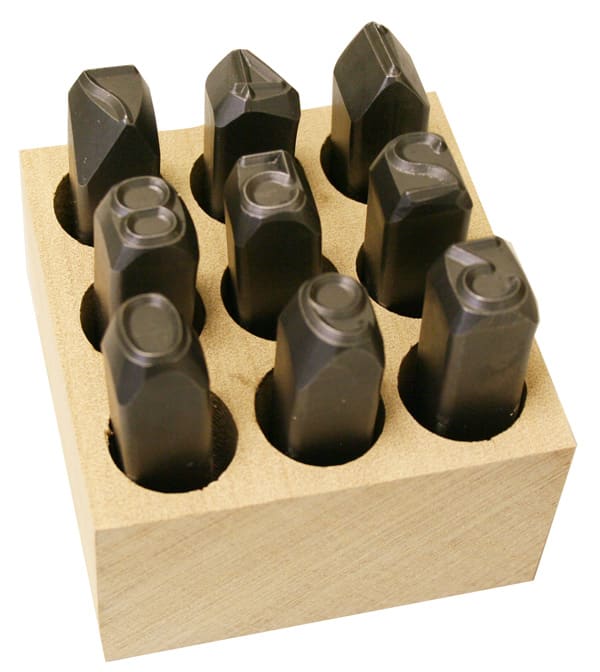 Stamp Set-1" Number Heavy Duty 9 Pieces