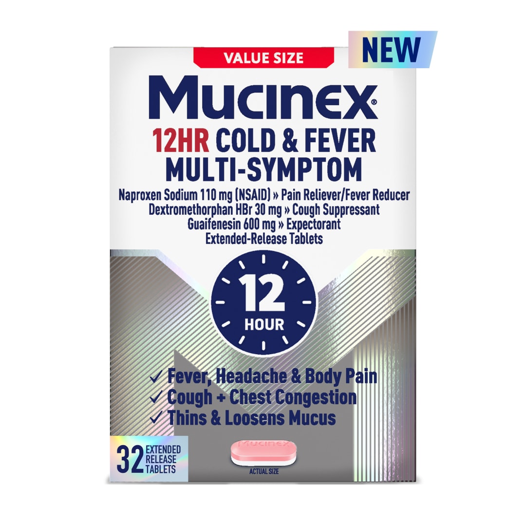 MUCINEX® 12HR Cold & Fever 12/32 ct.