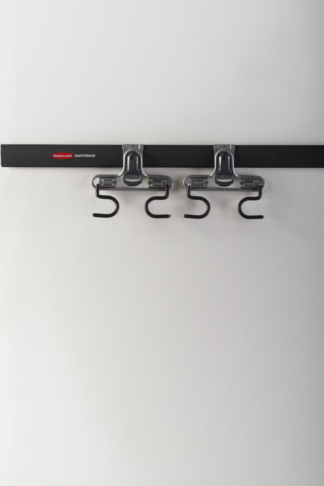 Rubbermaid FastTrack 2-Piece Dual-Handle Hook Bundle, Garage Organization, Wall Hangers