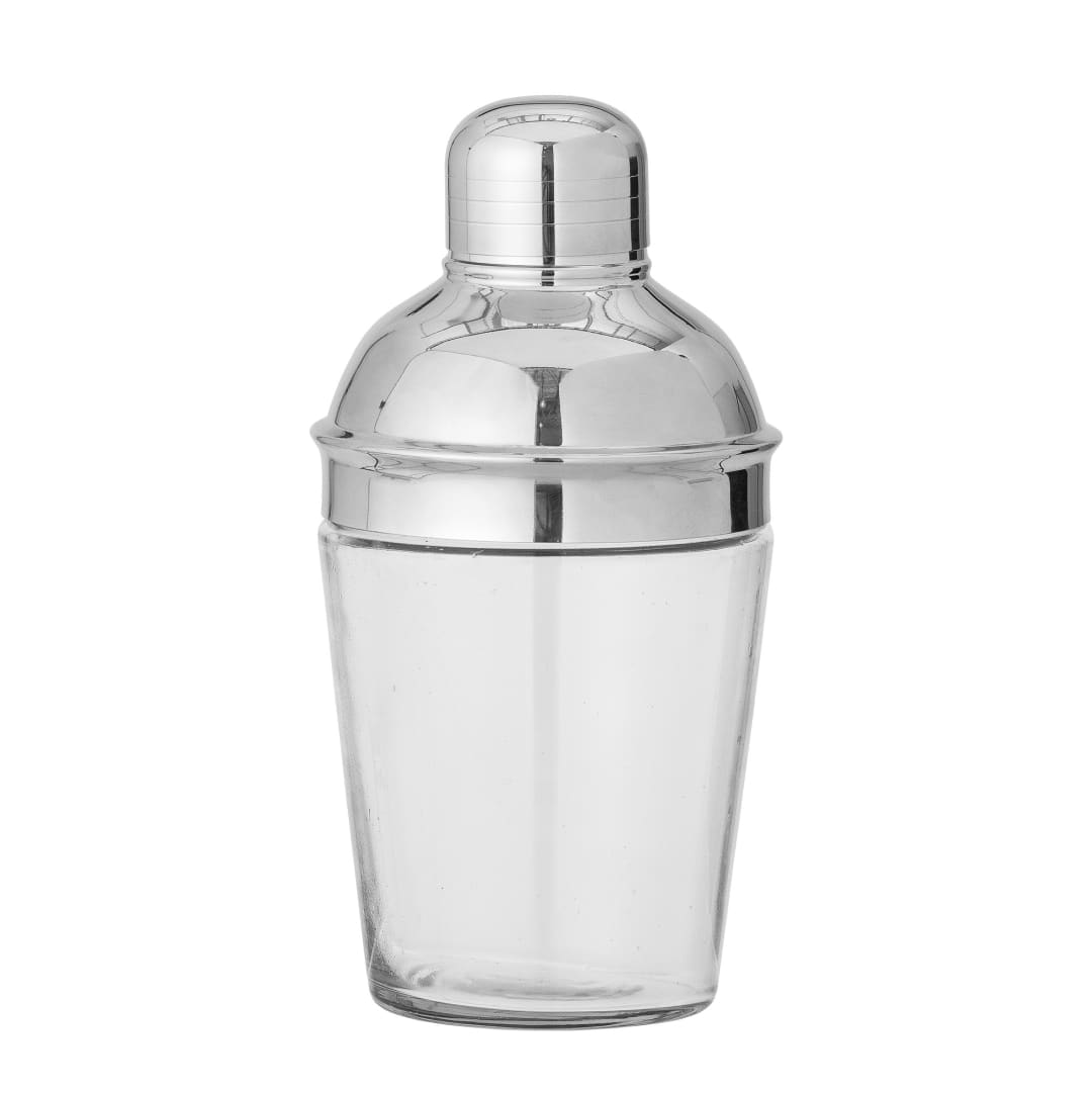 82057729 - Cocktail Shaker, Silver, Recycled Glass STOCK: 300