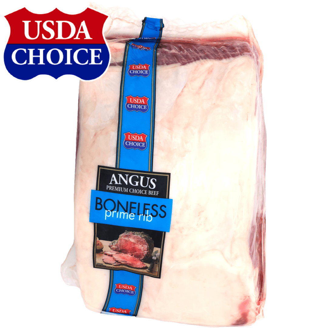 Choice Angus Beef
  Prime Rib Roast, Boneless, 7.2 lb (Avg Weight)