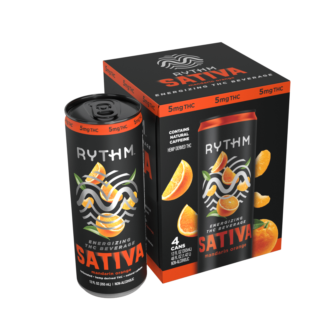 Rythm Thc Sativa 5MG 1S Can 6/4PK 12Z
