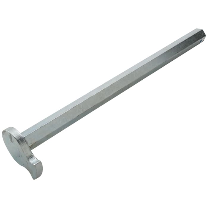 14.5" Cold Roll with Clip Chrome Hex