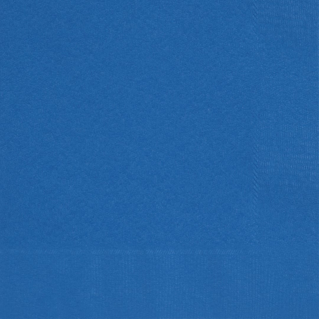 Royal Blue Solid Beverage Napkins, 100ct