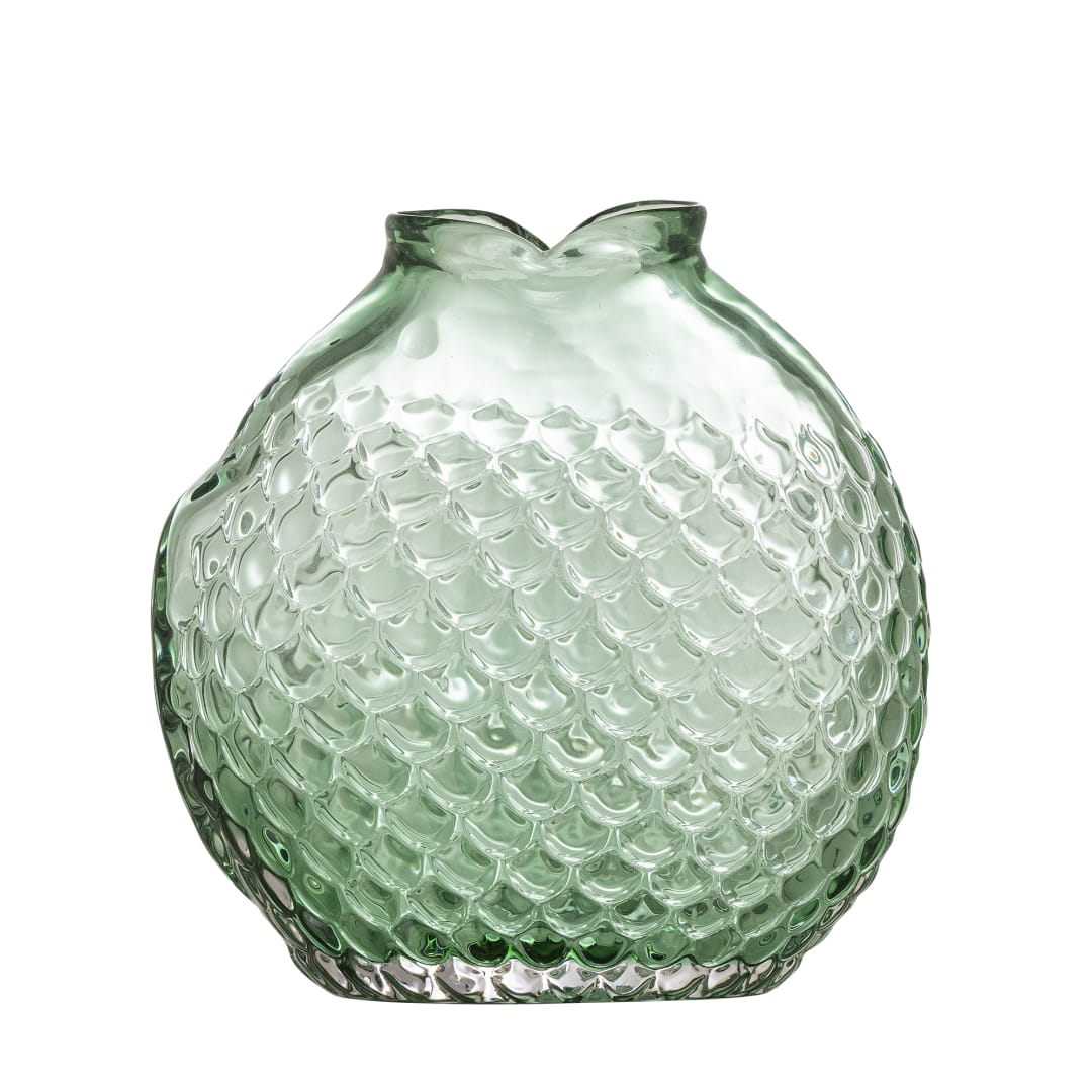 82072610 - Bree Vase, Green, Glass STOCK: 36