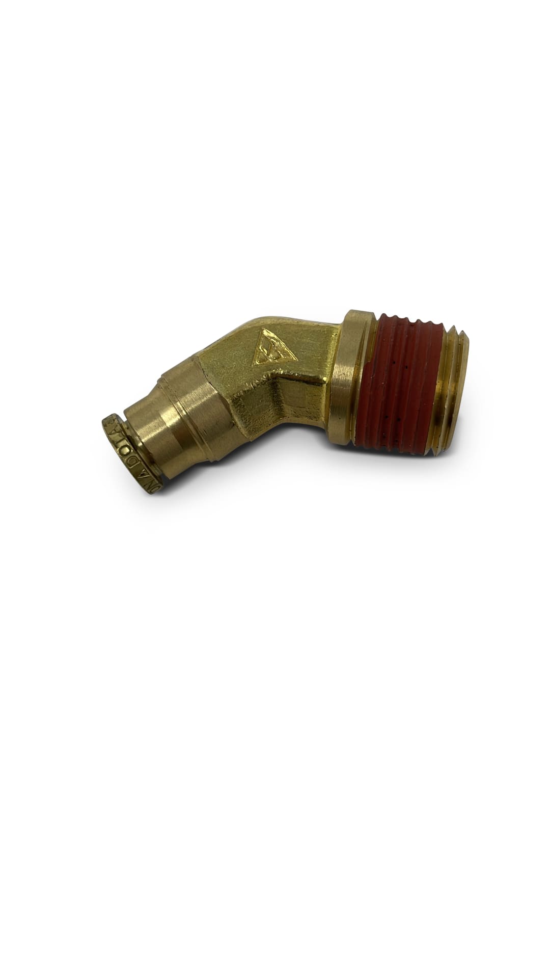 Wastebuilt® Replacement for Alkon Brass Fittings 3/8 X 1/2 NPT DOT 45° Male Elbow Connector