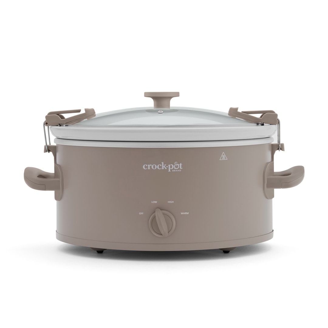 Crock-Pot® Design Series 6-Quart Manual Slow Cooker, Alpaca Brown