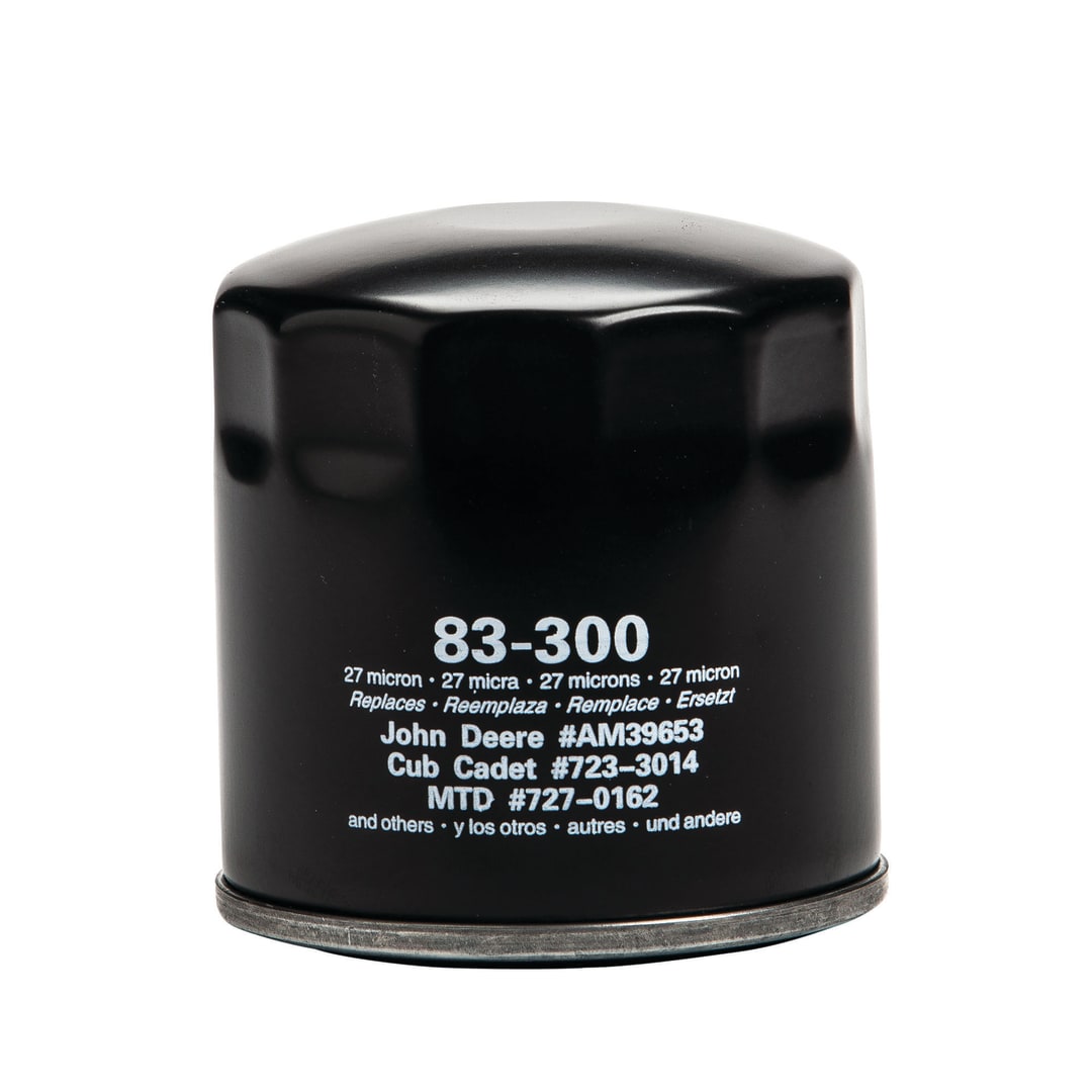 Transmission oil filter replacement for John Deere AM39653.