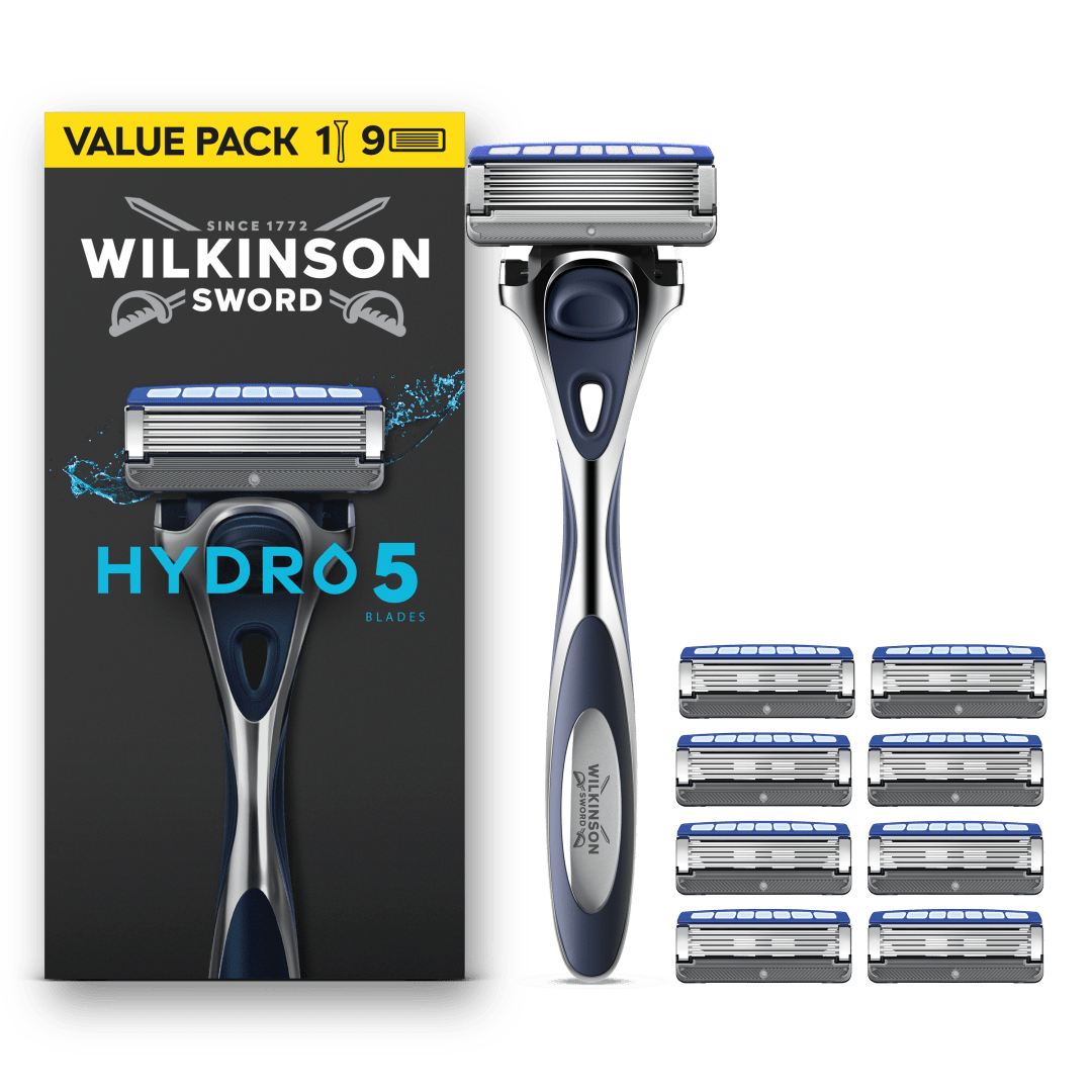 Wilkinson Sword Hydro 5 Men’s 1 Razor + 9 Blade Refills pack