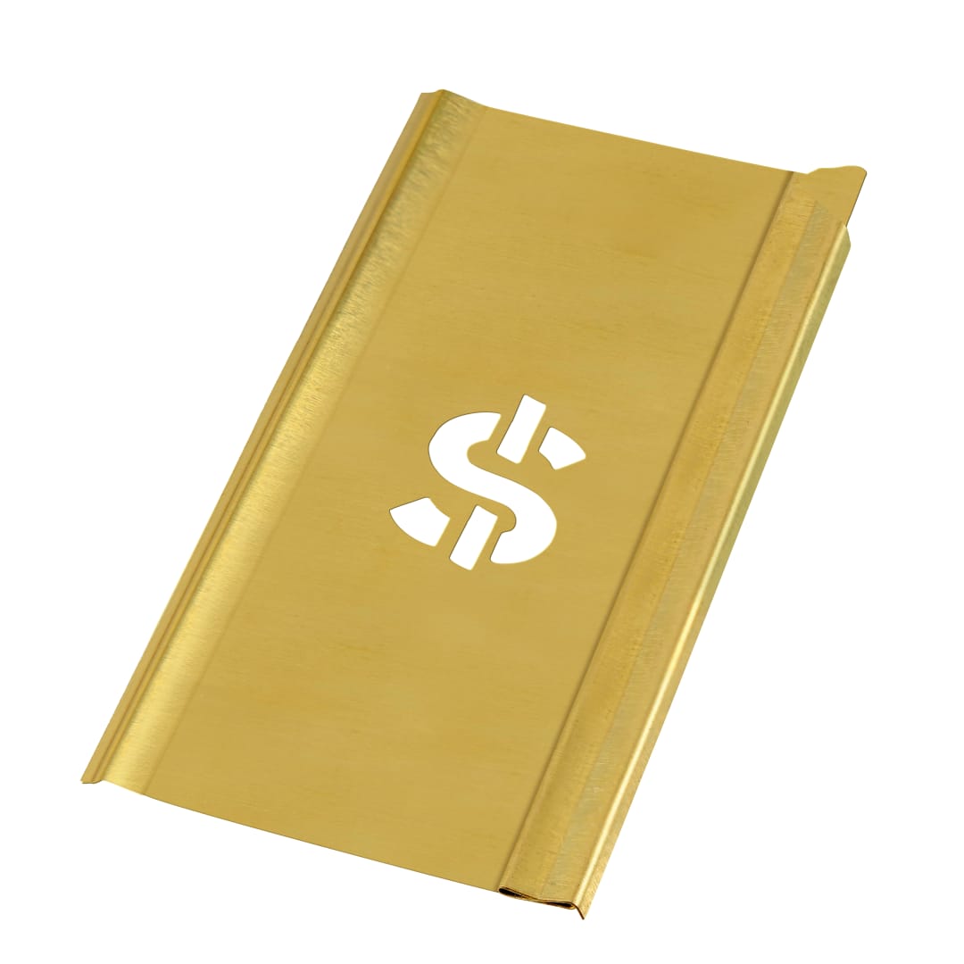 Stencil Sort-1/2" Brass Gothic Dollar