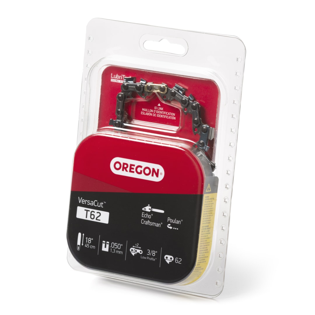 Oregon T62 VersaCut Saw Chain for 18 in. Bar - 62 Drive Links - fits Husqvarna, Echo, Poulan, Craftsman, Echo and more