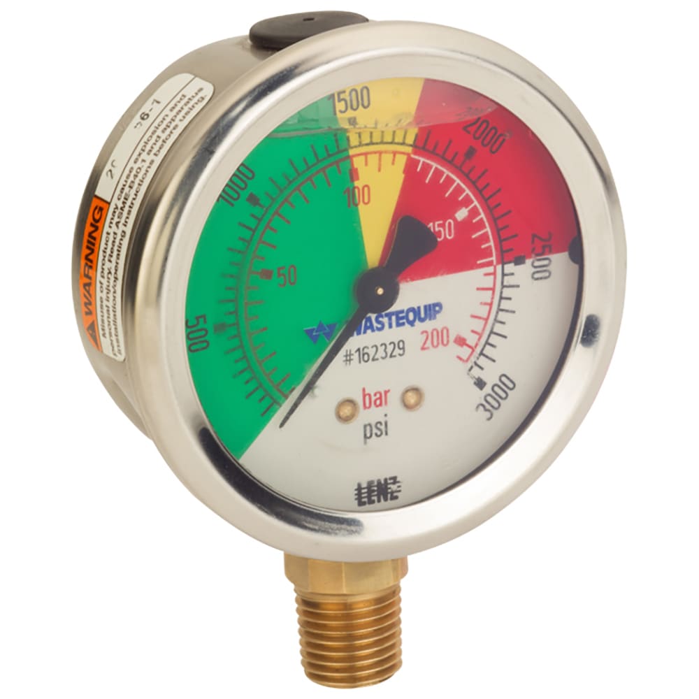 Wastebuilt® Replacement for Sebright Side Port 2.5" Color Gauge