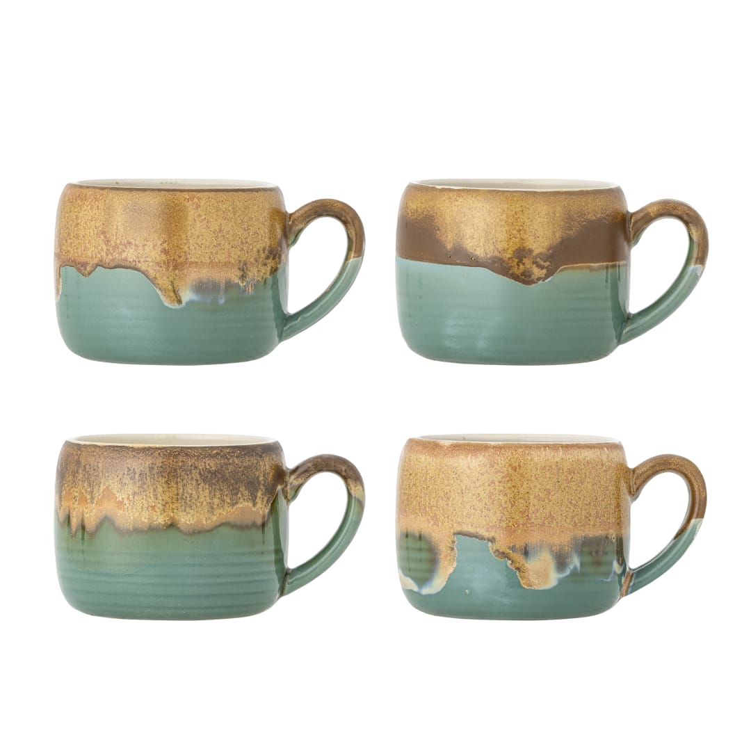 82072525 - Sheen Cup, Green, Stoneware STOCK: 120