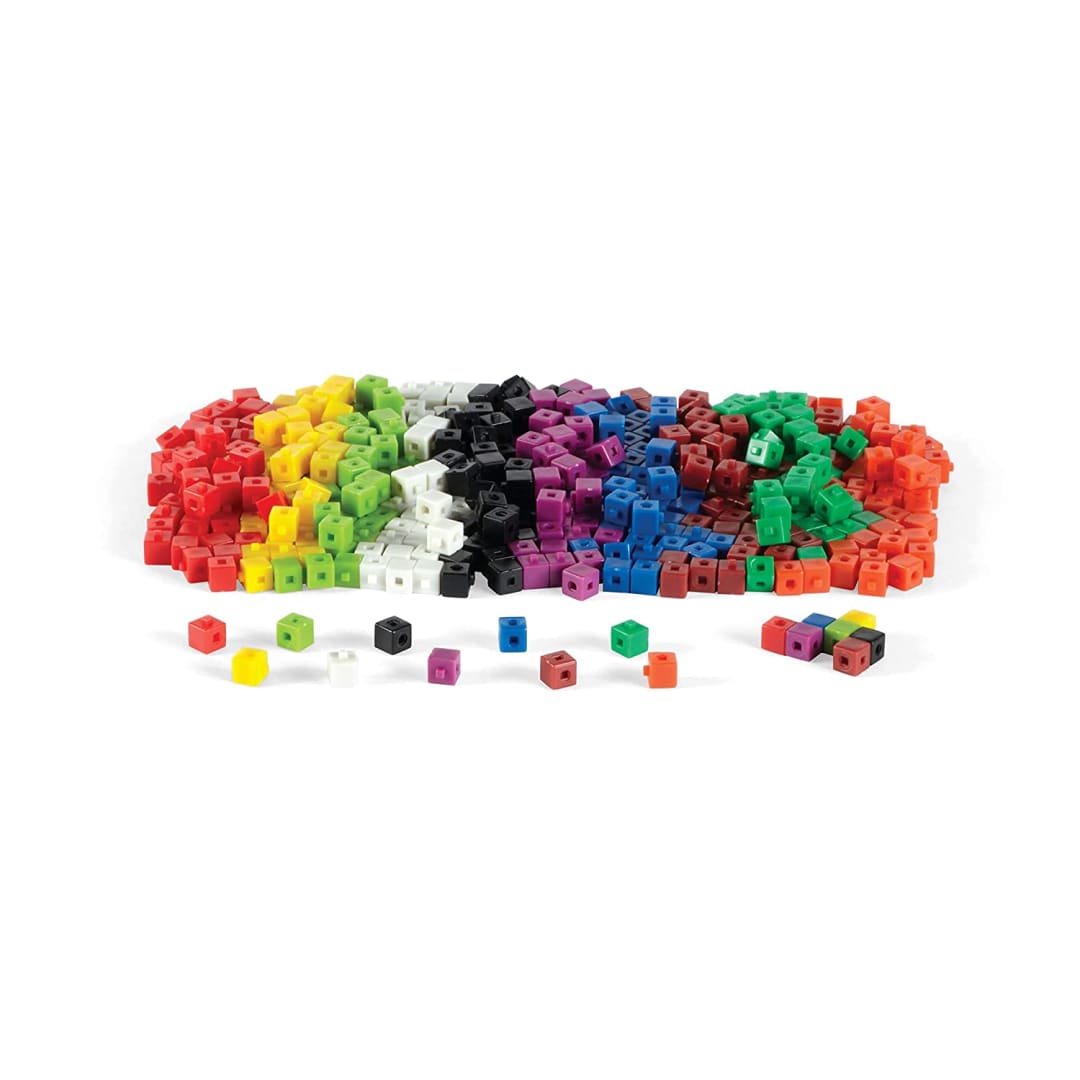 UNIT CUBES, INTERLOCKING W/TOTE S/500