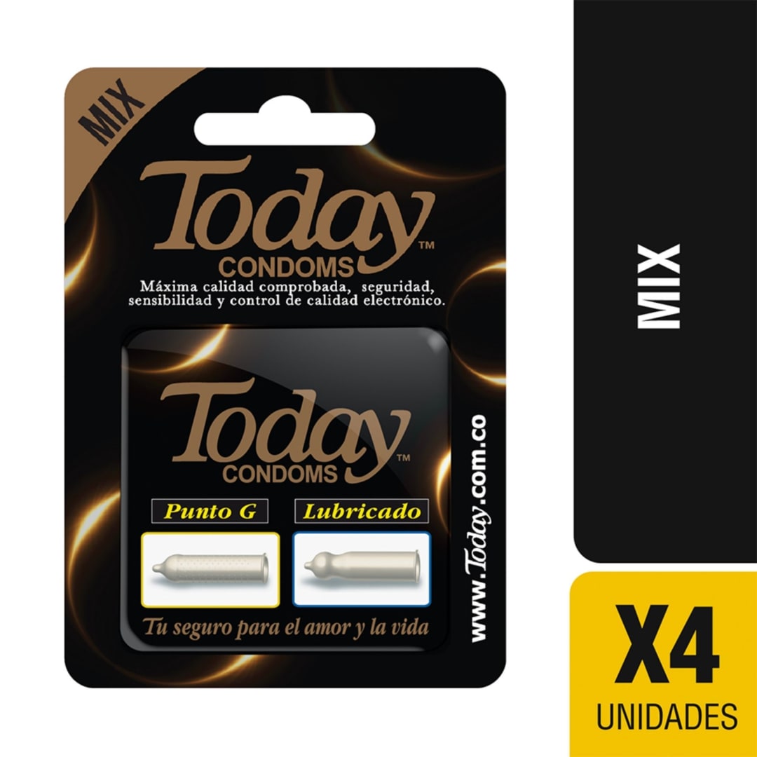 Today Condoms MIX X 4 und
