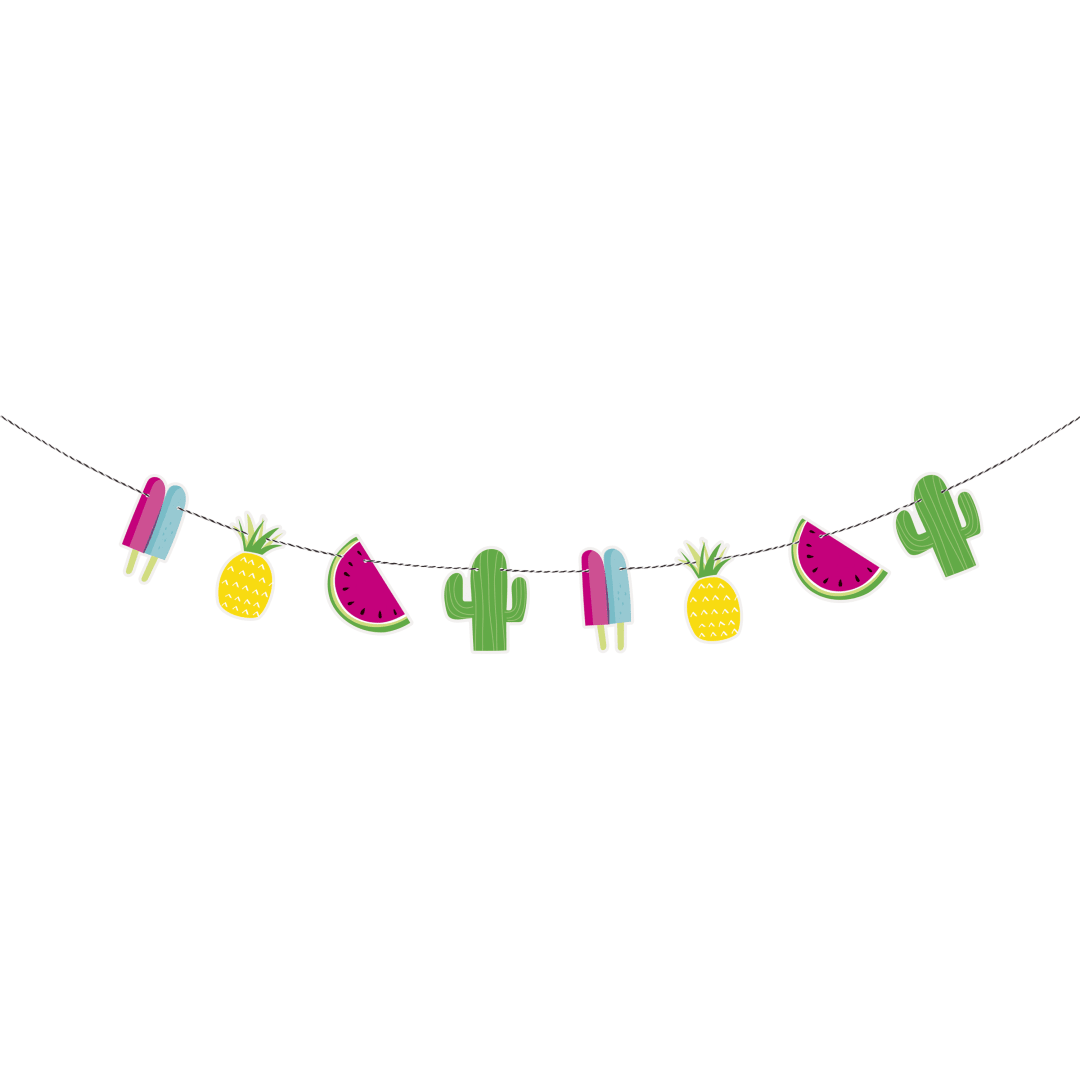 Sweet &amp; Succulent Cut Out Banner, 6 ft
