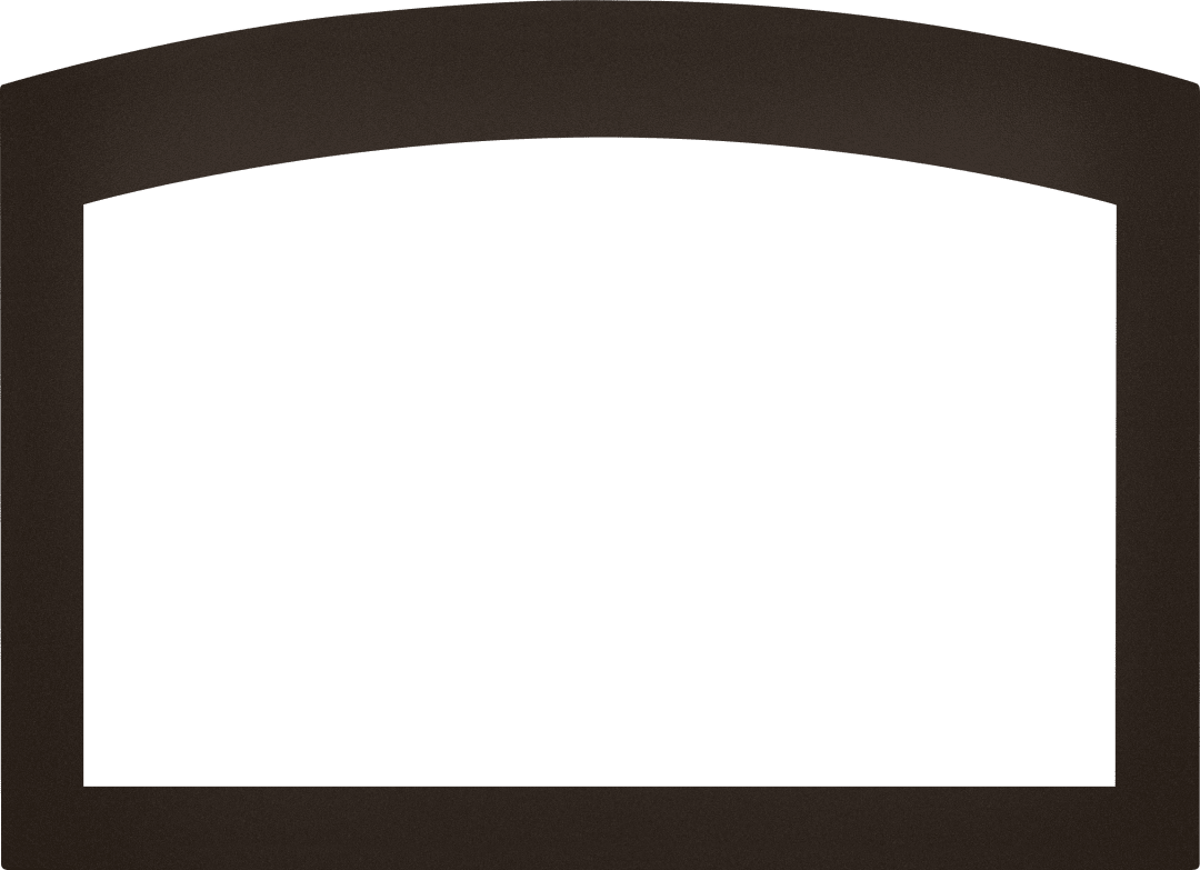 Faceplate - Small Arched 4-Sided, 2.5" Copper (for 3-Sided Backerplate) for Oakville™ X4