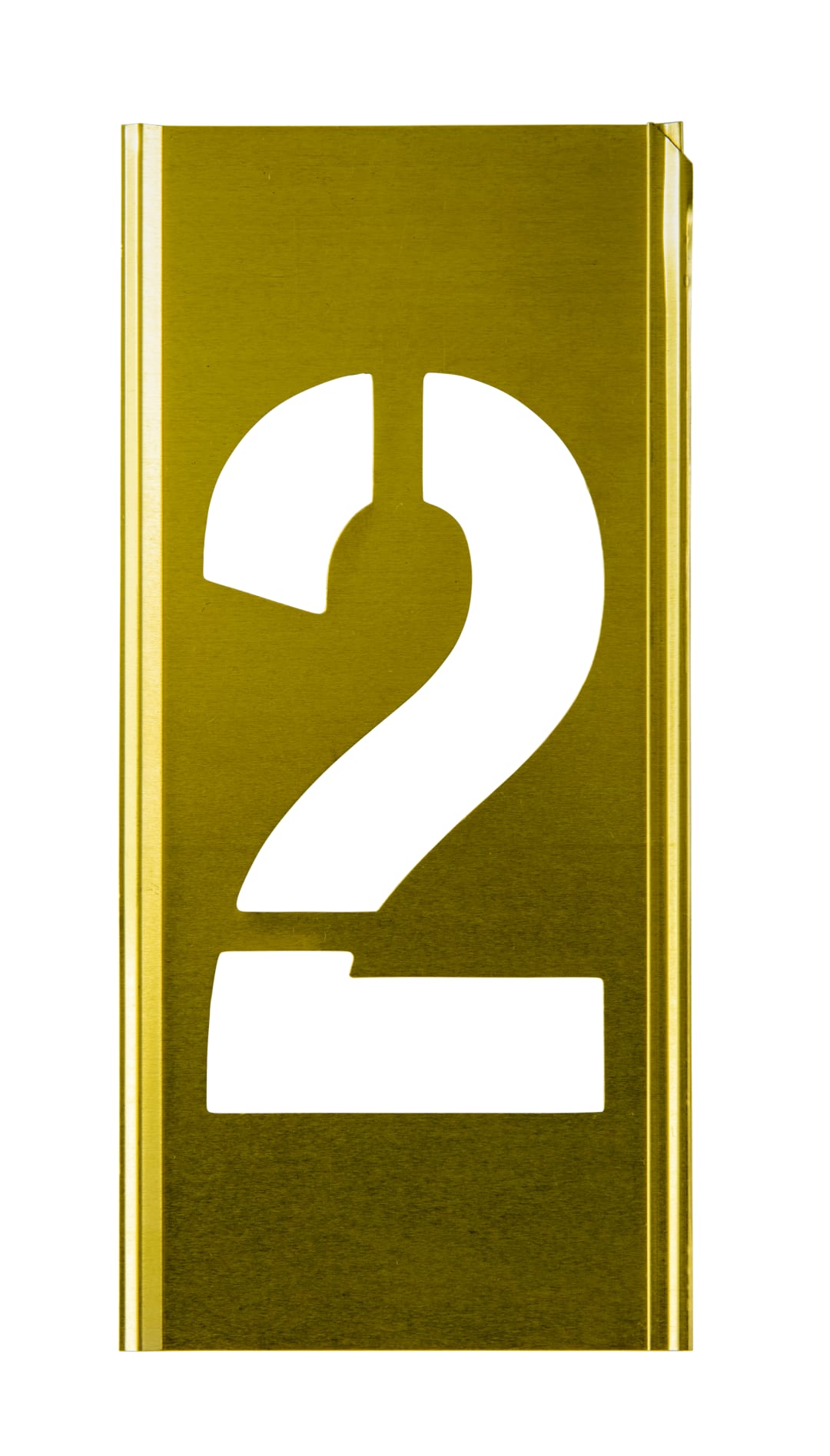 Stencil Sort-10" Brass Gothic 2