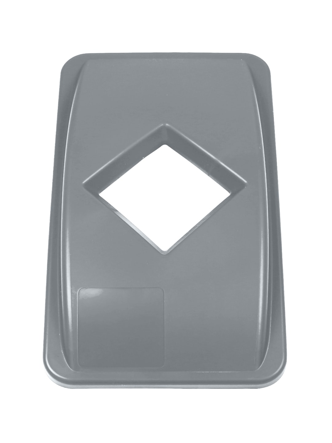 WASTE WATCHER - Single - Lid - Diamond - Executive Grey