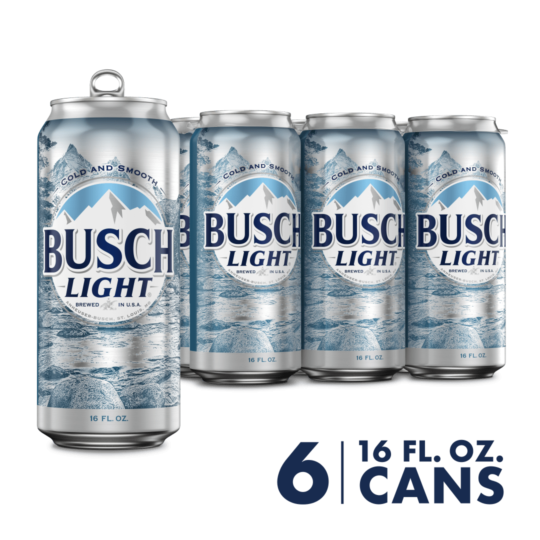 Busch Light® Beer, 6 Pack 16 fl. oz. Cans