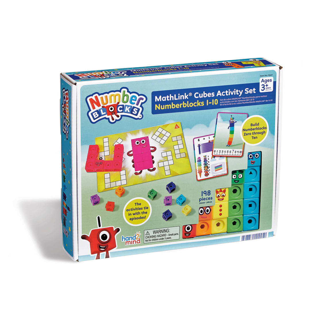 MATHLINK® CUBES, NUMBERBLOCKS 1-10 SET