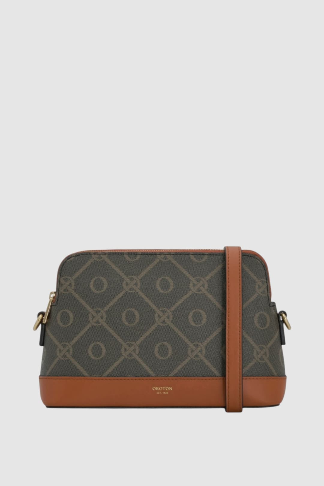 Harvey Signature Double Top Zip Crossbody