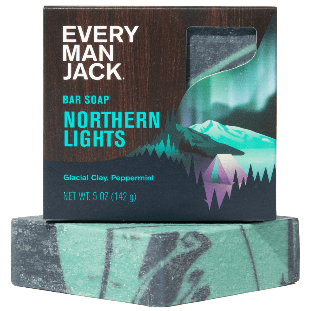 Every Man Jack Northern Lights Polar Plunge Bar Soap - 5 oz