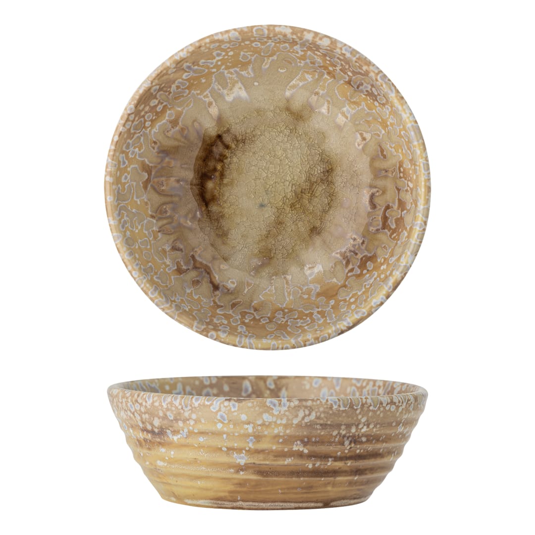 82061829 - Milani Bowl, Nature, Stoneware STOCK: 300
