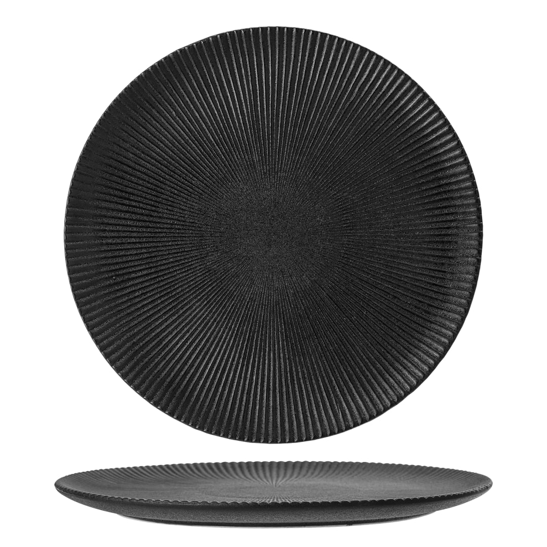 21255673 - Neri Plate, Black, Stoneware STOCK: 216