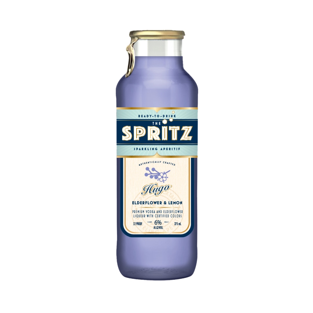 The Spritz Hugo Elderflower and Lemon Vodka Liqueur 375ml 12 Proof