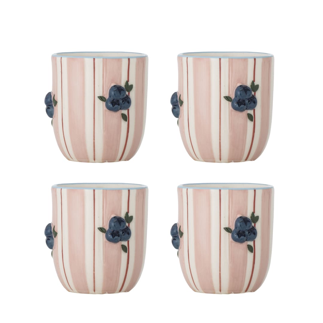 82063199 - Carry Cup, Rose, Stoneware STOCK: 300