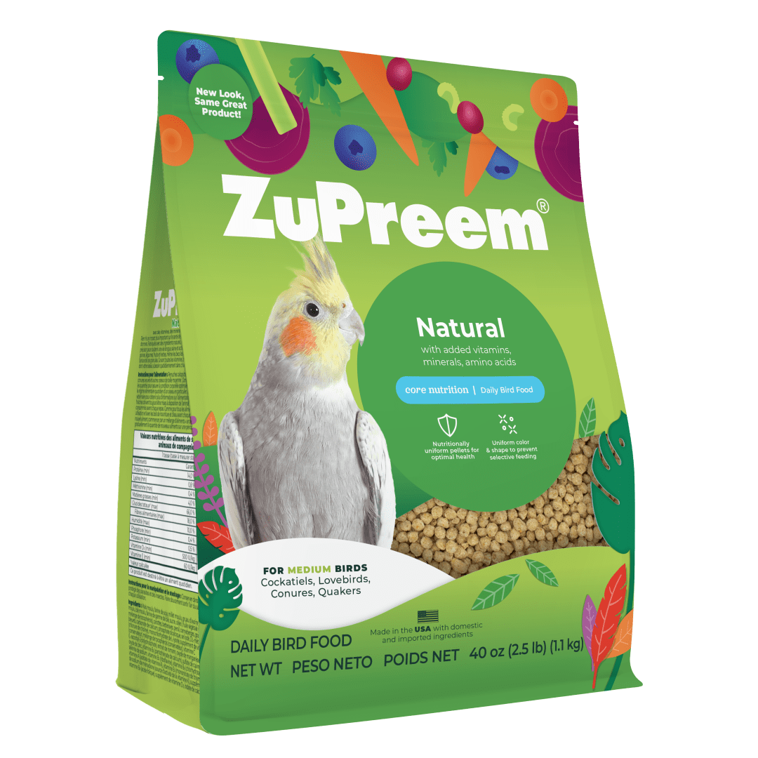 ZuPreem Natural - Medium Birds - 2.5 lb