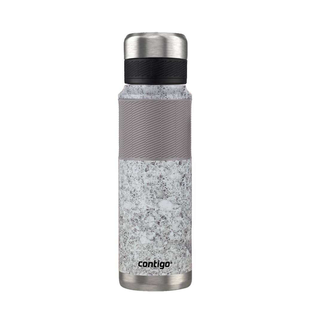 Contigo® Botella Térmica Thermalock, de Acero Inoxidable, Termo al Vacío, a Prueba de Derrames, Libre de BPA, 739 ml, Plata Estrellada