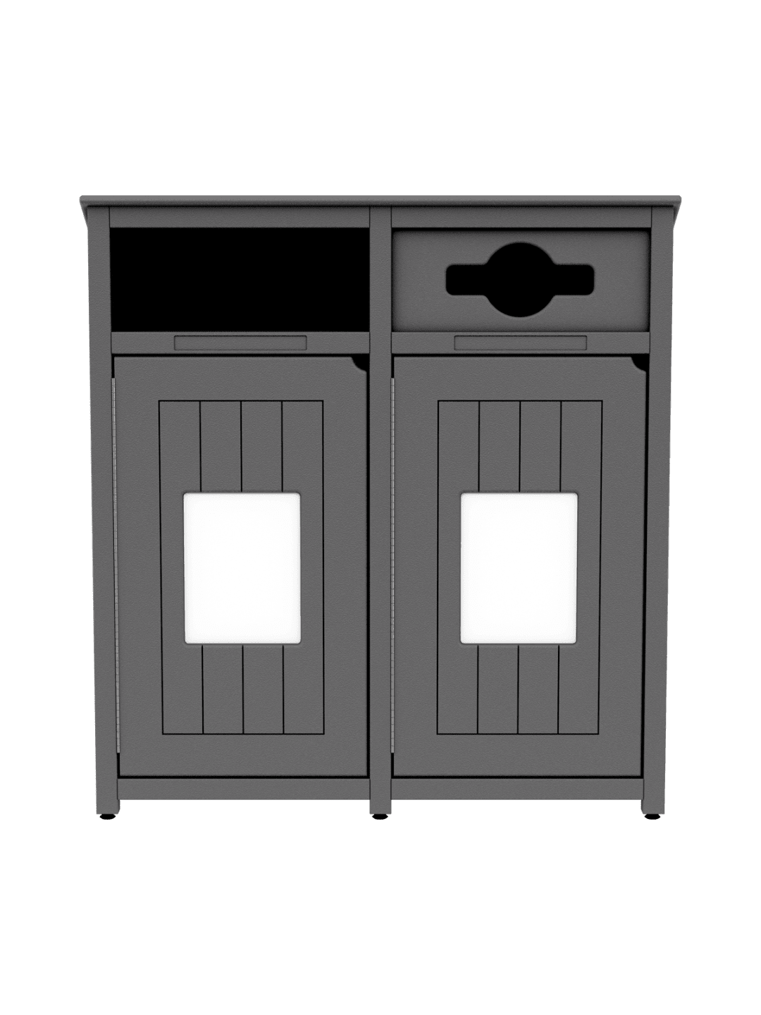 AURA - Double - Unit - Full-Mixed - Grey