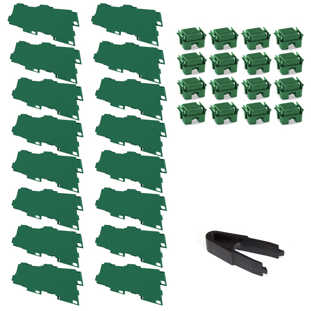 Zen/2 Half Cube Facet - 16 Facet Set – Green