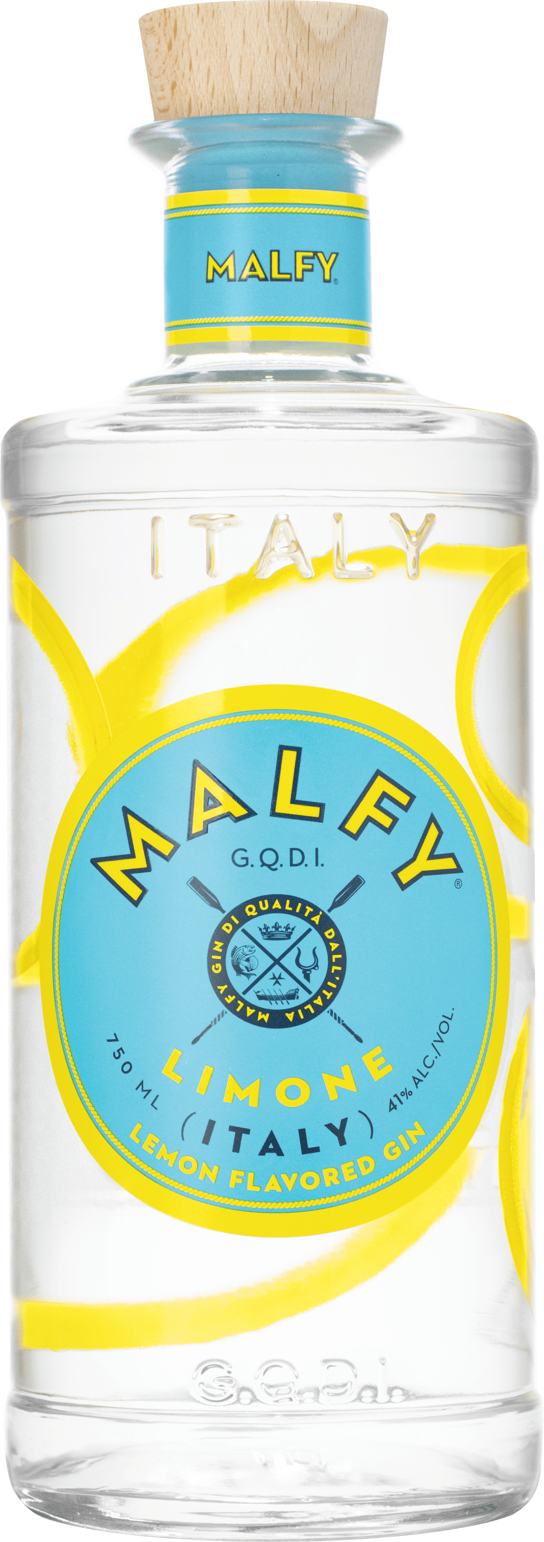 Malfy Limone Lime Gin, 750 ml Bottle, 82 Proof